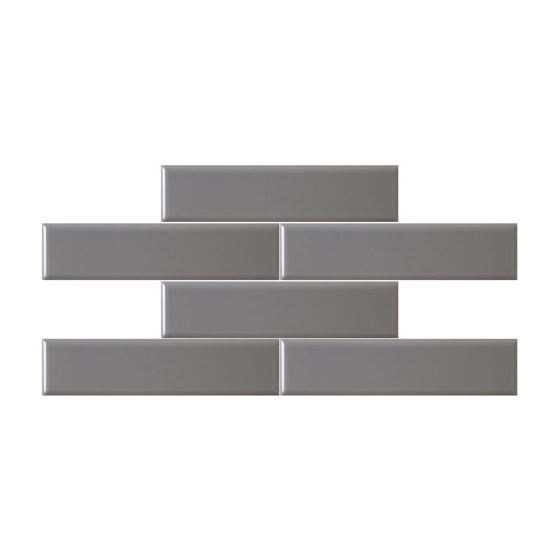 Cerámico Plata Romo 7.5x30 Brillante