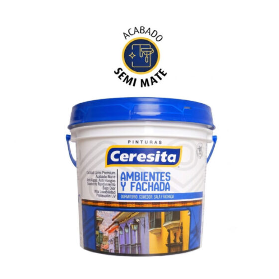 Latex Ambientes y Fachada Blanco Decorativo 1 Gl