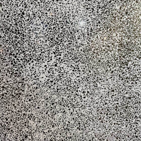 tablero de terrazo azul noche detalle