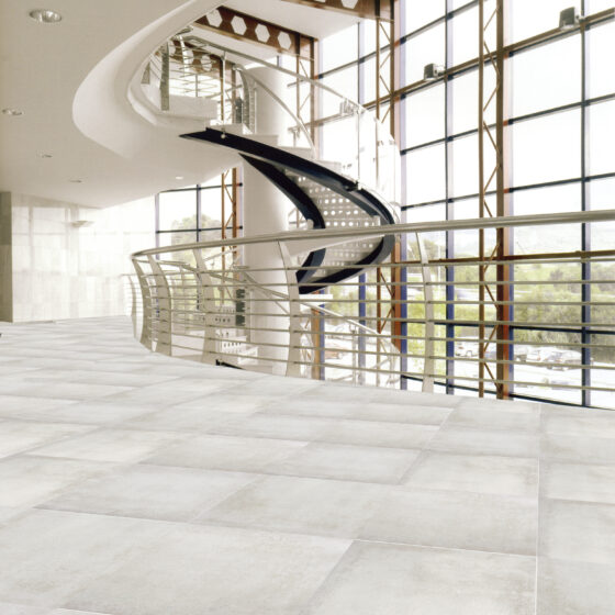 Porcelanato Marco Polo Cement Stone Ivory 60cm x 60cm