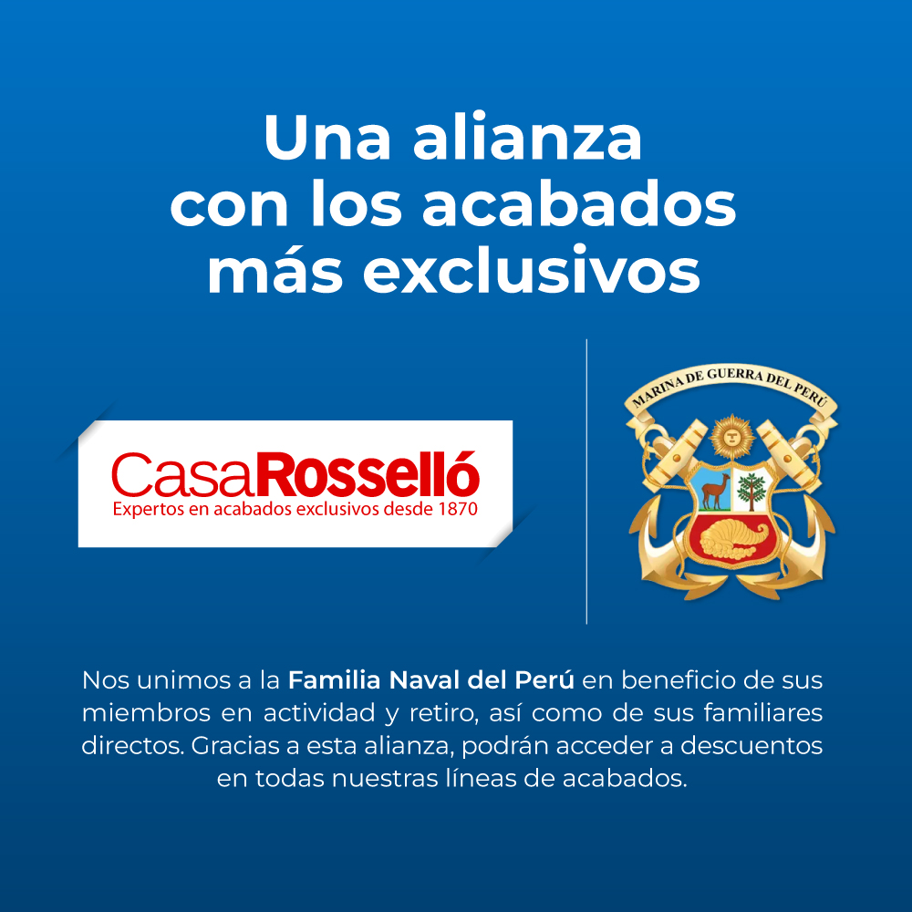 ALIANZA EXCLUSIVA CON LA FAMILIA NAVAL DEL PERÚ