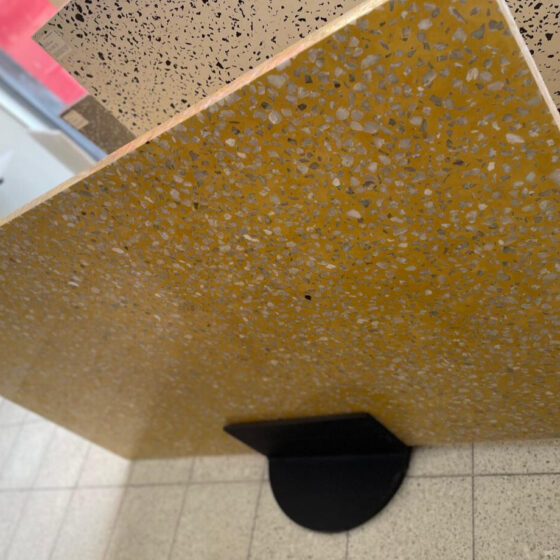 OFERTA PLANCHA DE TERRAZO AMARILLO SOL GRANO 23 1,50x80